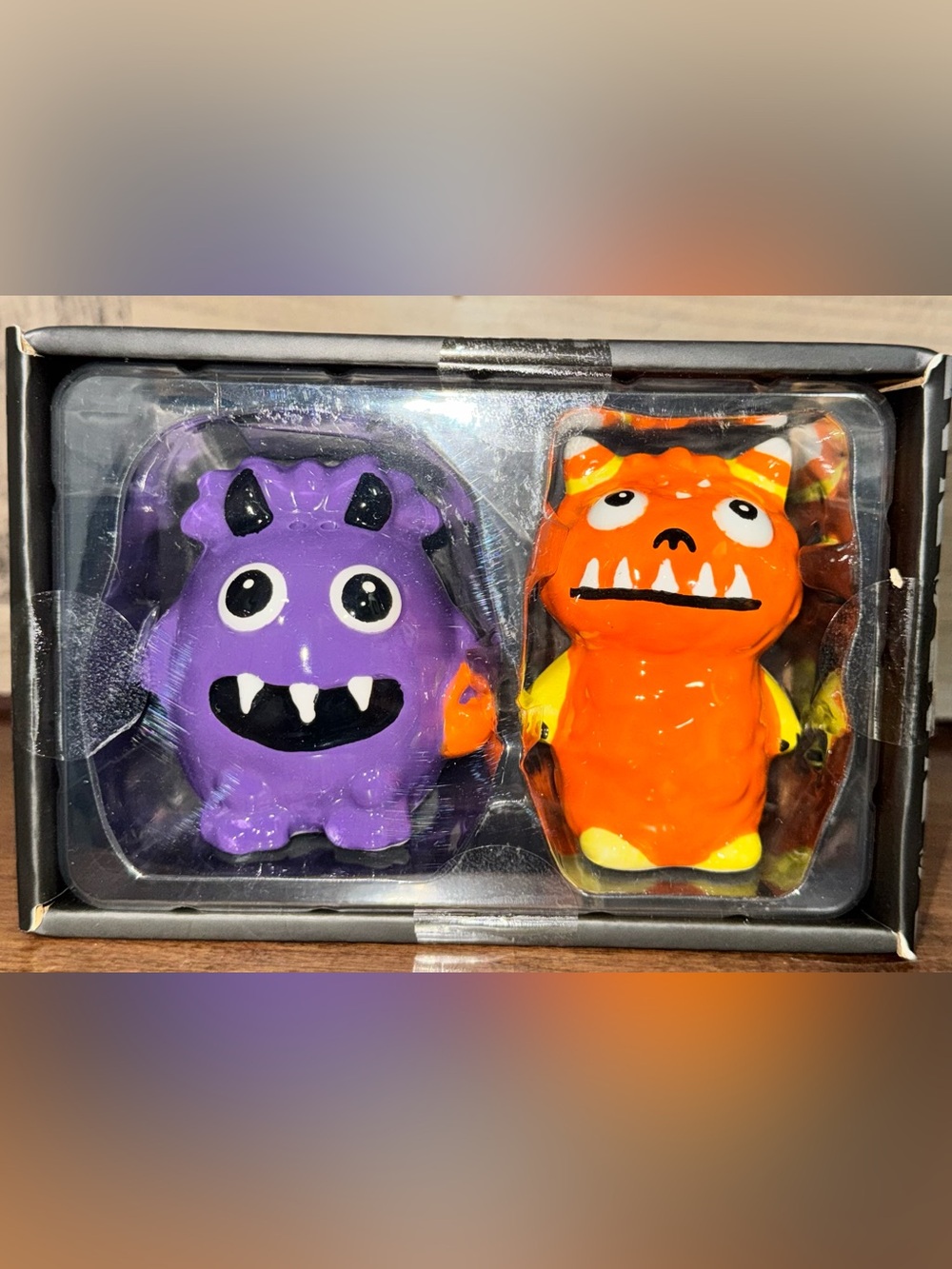 Cute 🥰 Jack O Lantern Lane Little Monsters Halloween Salt Pepper Shaker Set